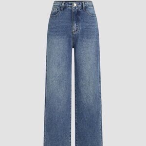 HONEY DENIM MID RISE SOLID
STRAIGHT LEG JEANS